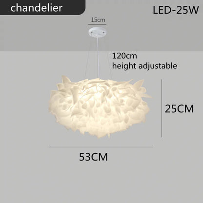 Bright Floral LED Adjustable Ceiling Light Fixture