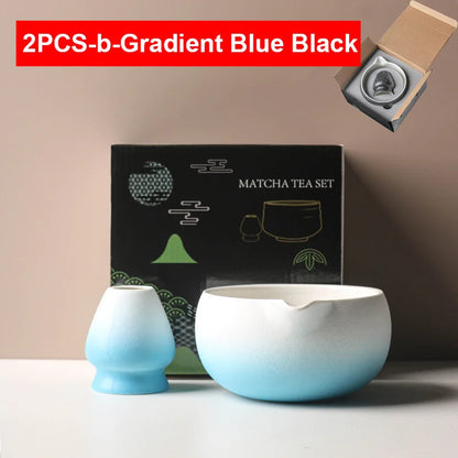 Variant image for Japanese Matcha Bowl Set Green 550ml Ceramic with Spout for Tea Ceremony-15