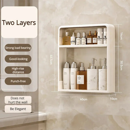 Space Saving Easy Install Bathroom Storage Shelf