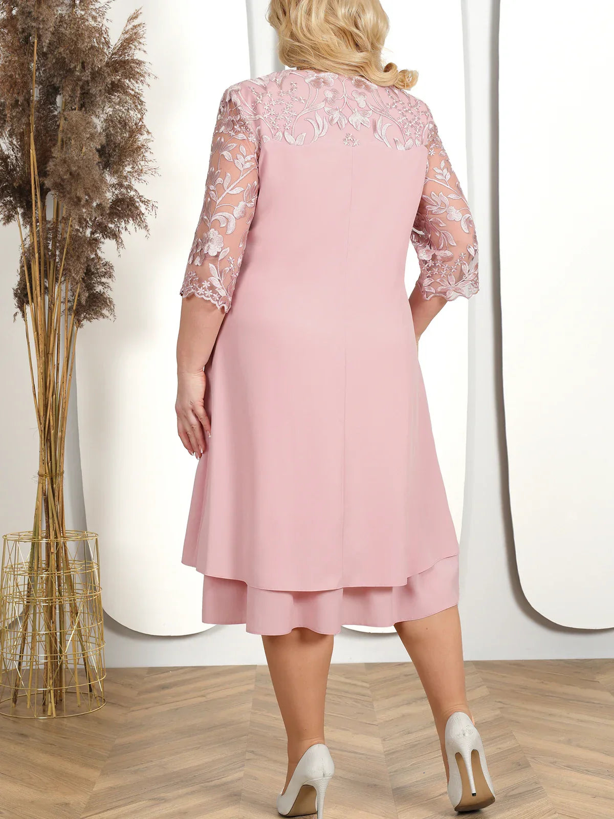 Stunning Large Size Formal Gown