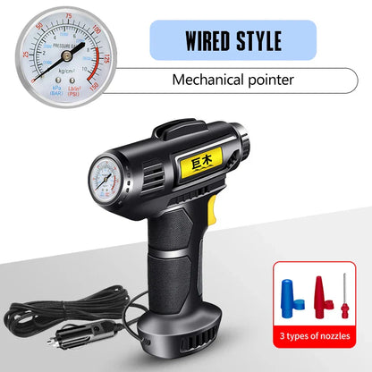 Compact 12V Car Air Pump – Portable Tire Compressor