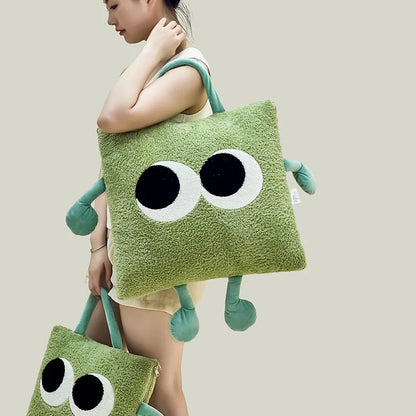 Adorable Plush Travel Blanket Pillow - Pexav