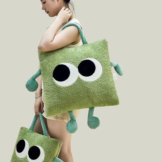 Adorable Plush Travel Blanket Pillow - Pexav