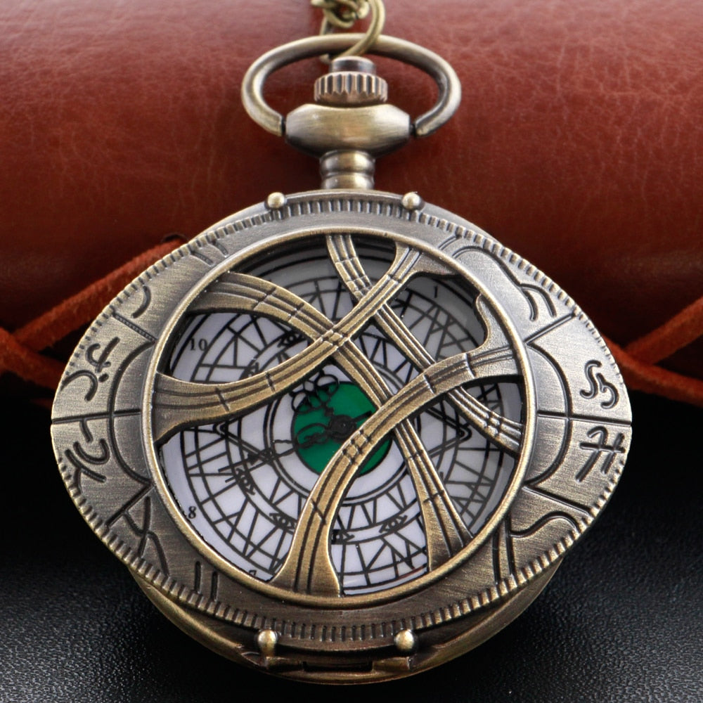 Vintage Style Steampunk Pocket Watch Pendant