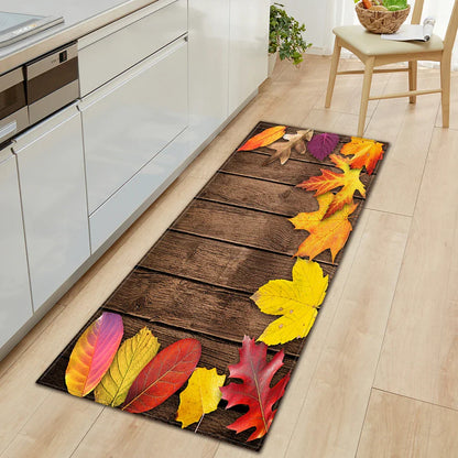 Classic Wooden Style Anti-slip Area Rugs