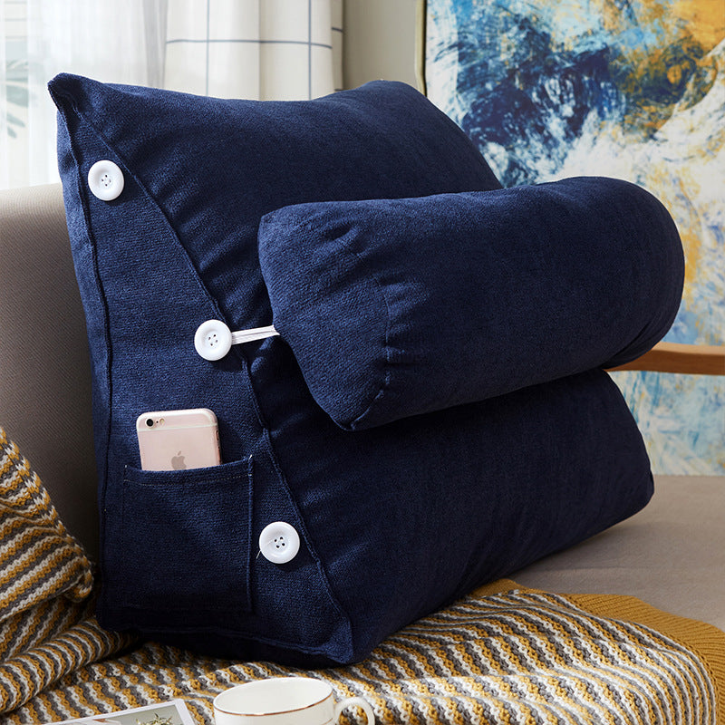 Comfortable Back Support Bed Pillow For Lower Back Pain
