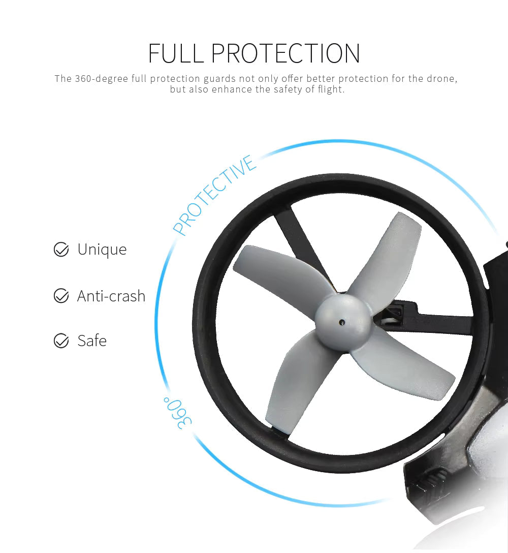 Safe Mini Kids Drone with Guarded Blades