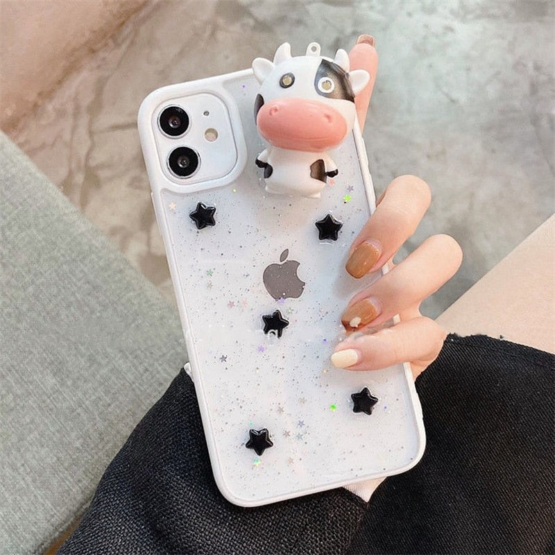 Clear Glow Animal iPhone Cover - Pexav