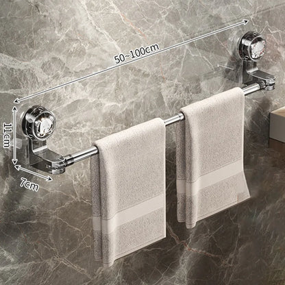 Adhesive Wall Mount Towel Holder Rack