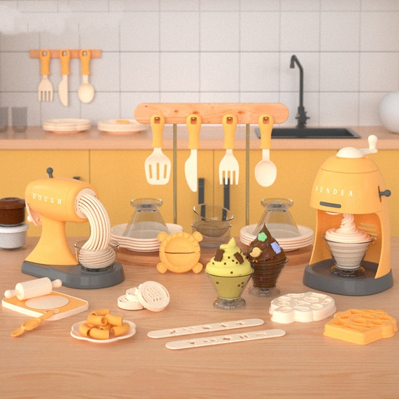 Small Cooking Play Kitchen Toy Set - Pexav