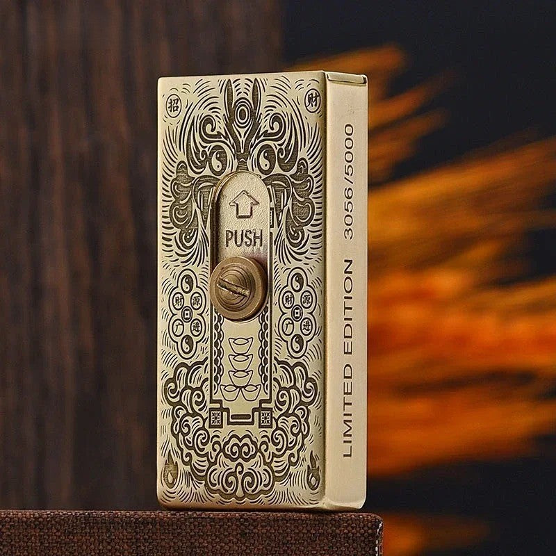 Classic Flip Top Butane Pocket Lighter - Pexav