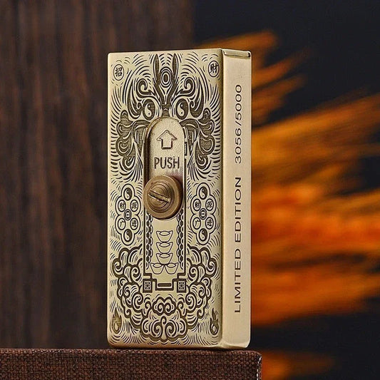 Classic Flip Top Butane Pocket Lighter - Pexav