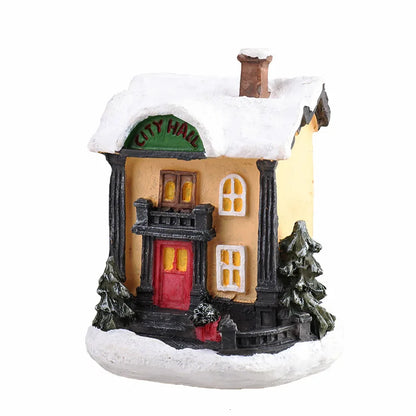 Festive LED Holiday Home Decor Figurines
