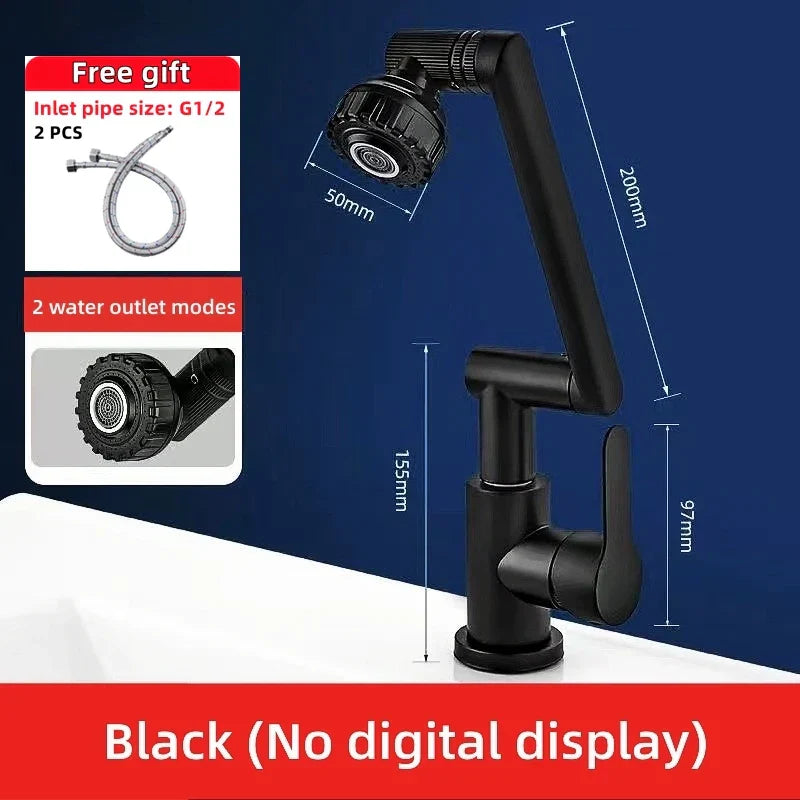 Modern LED Rotating Bathroom Sink Faucet