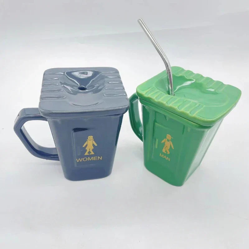 Funny Bathroom Ceramic Coffee Mug - Pexav