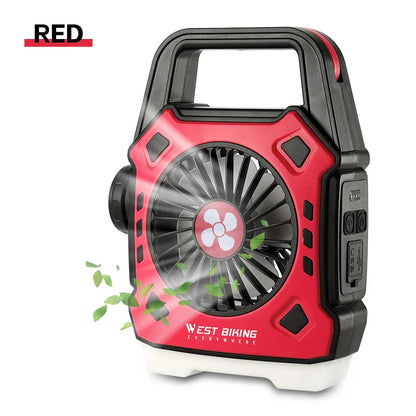 Portable Outdoor LED Fan Lamp