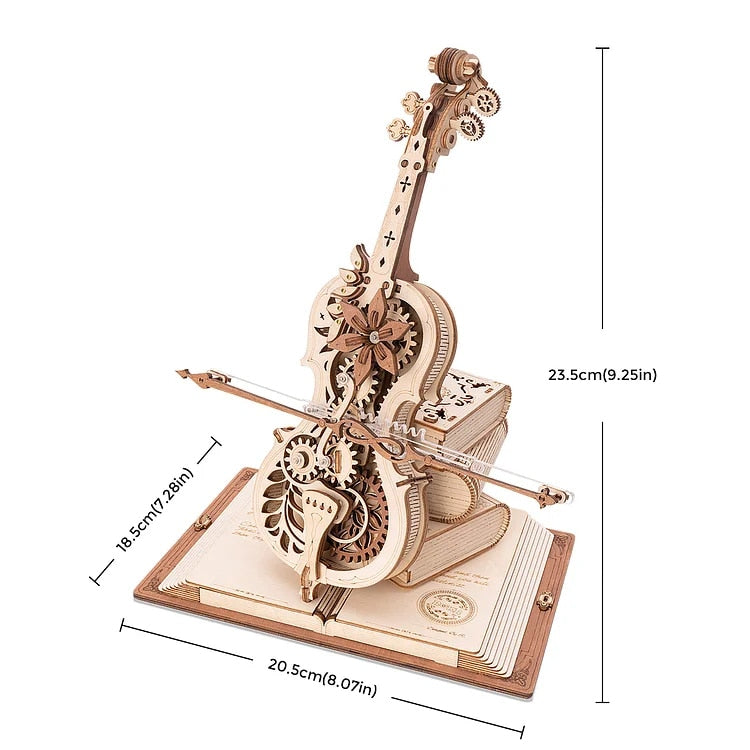 Unique Handcrafted Wooden Cello Model Kit