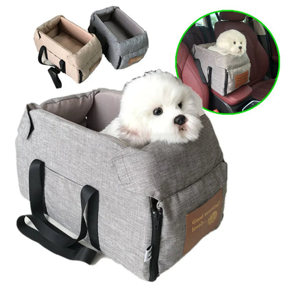 Pet Booster Car Seat – Compact Travel Dog Carrier - Pexav