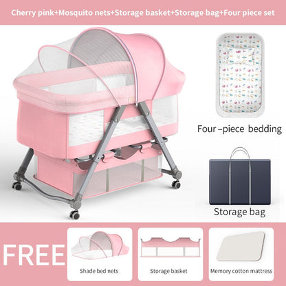 Compact Collapsible Space Saving Baby Bed