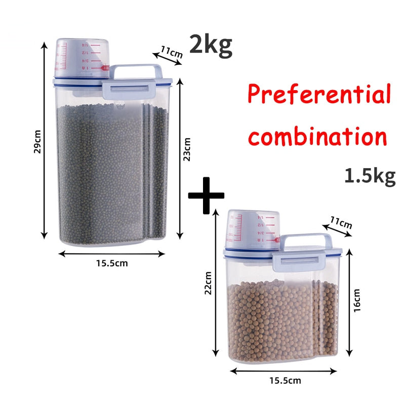 Fresh Pet Food Airtight Storage Container