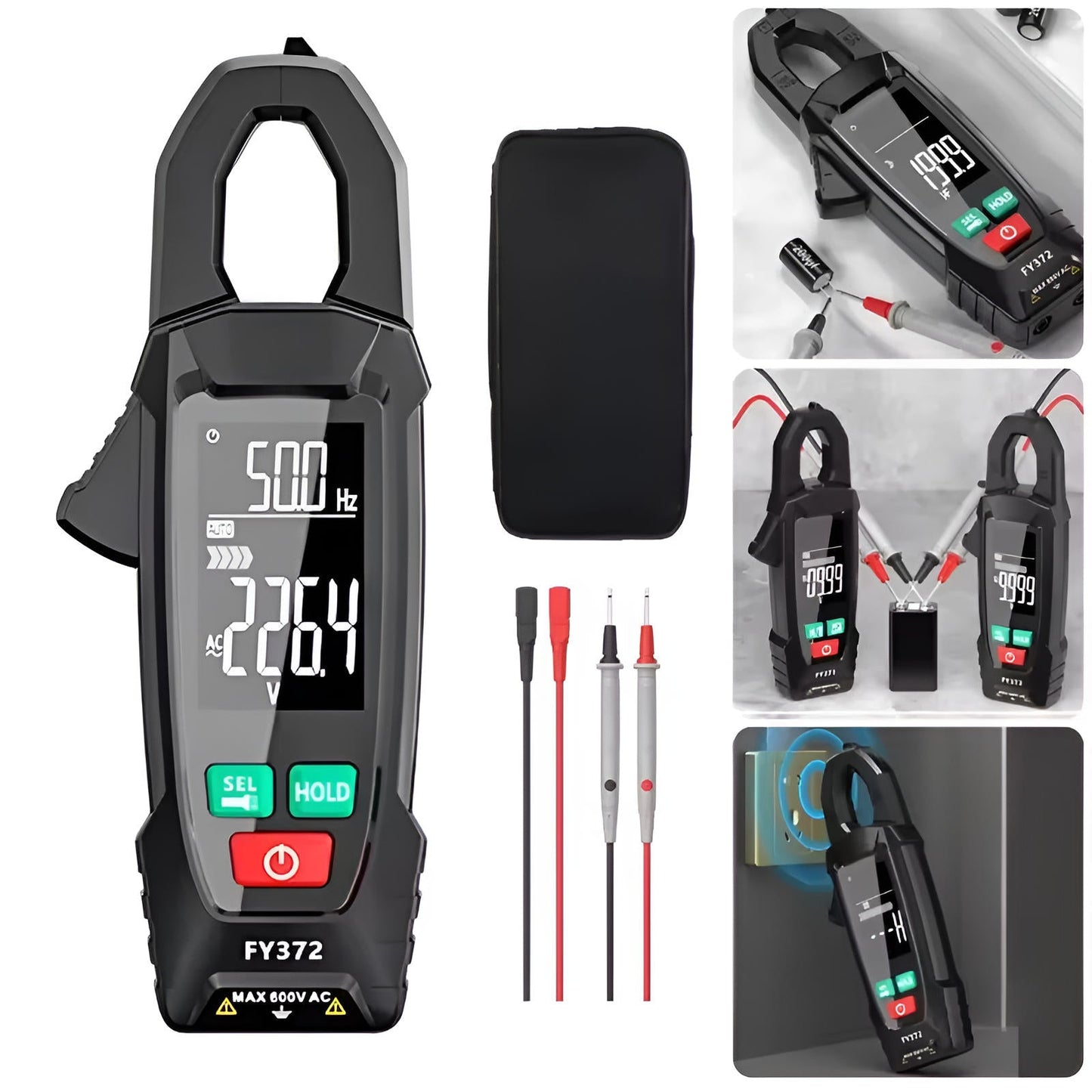 Digital AC DC Clamp Multimeter