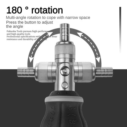 Versatile 8-in-1 Ratchet Screwdriver with Ergo Grip
