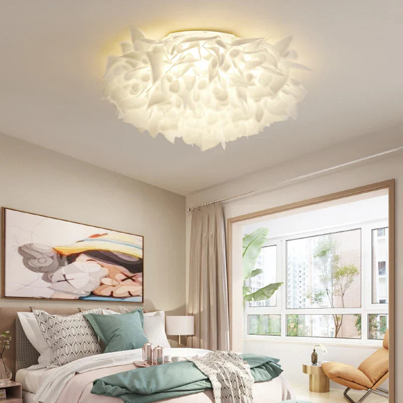 Bright Floral LED Adjustable Ceiling Light Fixture - Pexav