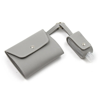 Travel Size Sanitizer Mask Holder Wallet
