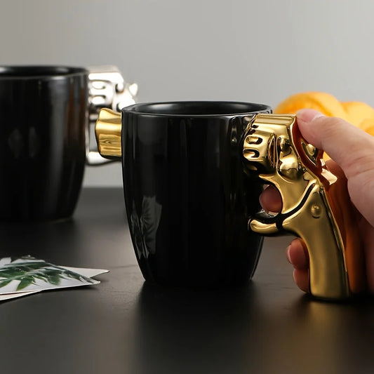 Grip Handle Gun Coffee Mug - Pexav