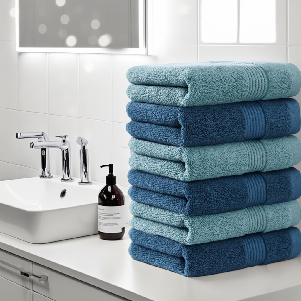 Soft 6 Piece Bathroom Towel Set - Pexav