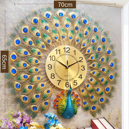Vibrant Colorful Bird Wall Clock