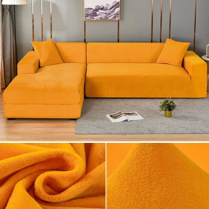Soft Fitted Couch Slipcover