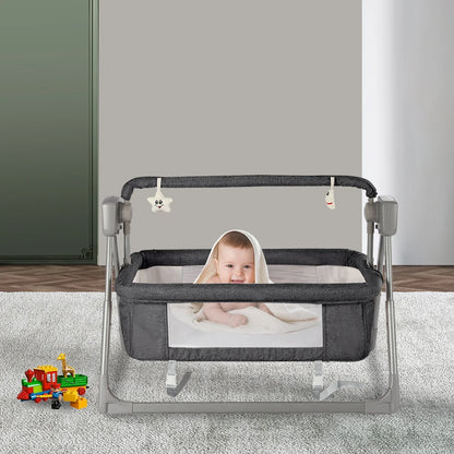 Smart Musical Baby Bed with Remote Control