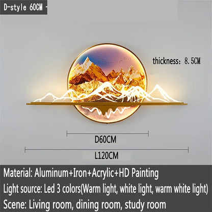 Nature Inspired LED Wall Light Lamp