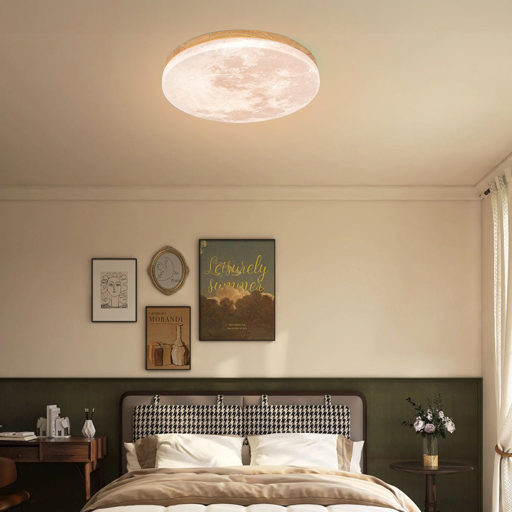 Round Soft Glow Ceiling Lamp Indoor Home Lighting