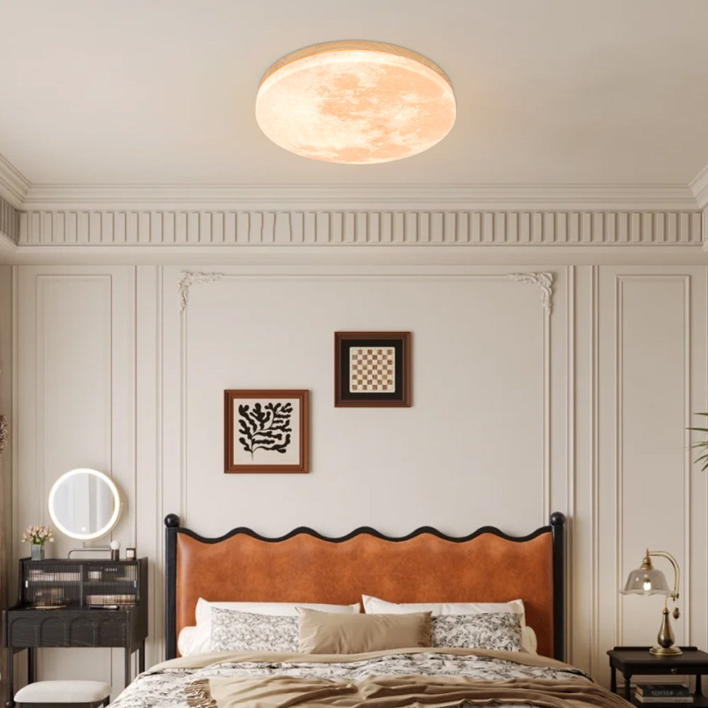 Round Soft Glow Ceiling Lamp Indoor Home Lighting