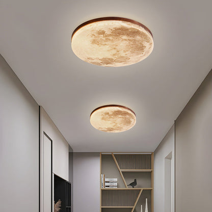 Round Soft Glow Ceiling Lamp Indoor Home Lighting