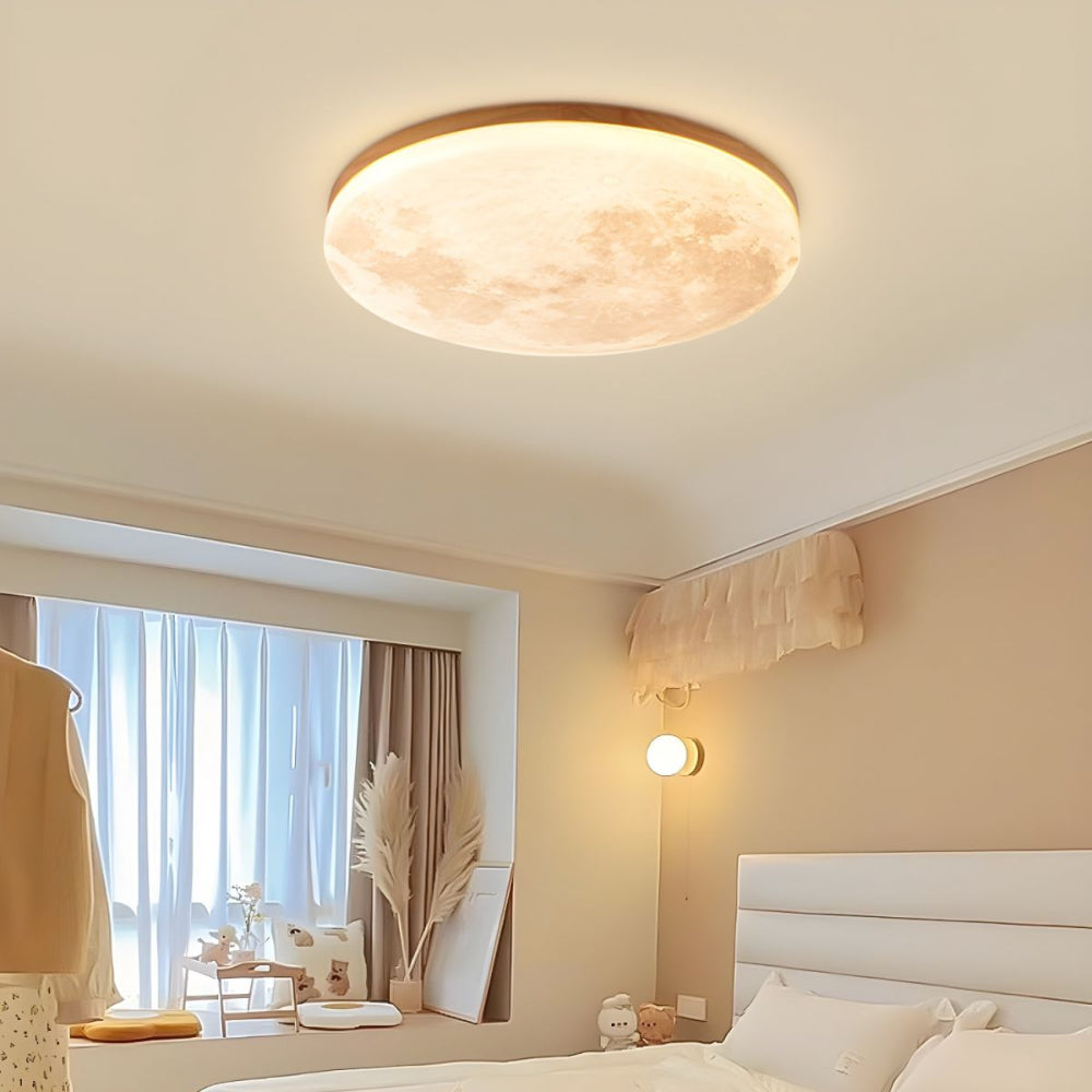 Round Soft Glow Ceiling Lamp Indoor Home Lighting