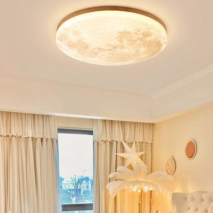 Round Soft Glow Ceiling Lamp Indoor Home Lighting