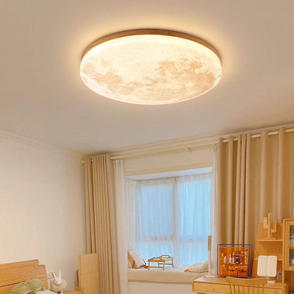 Round Soft Glow Ceiling Lamp Indoor Home Lighting