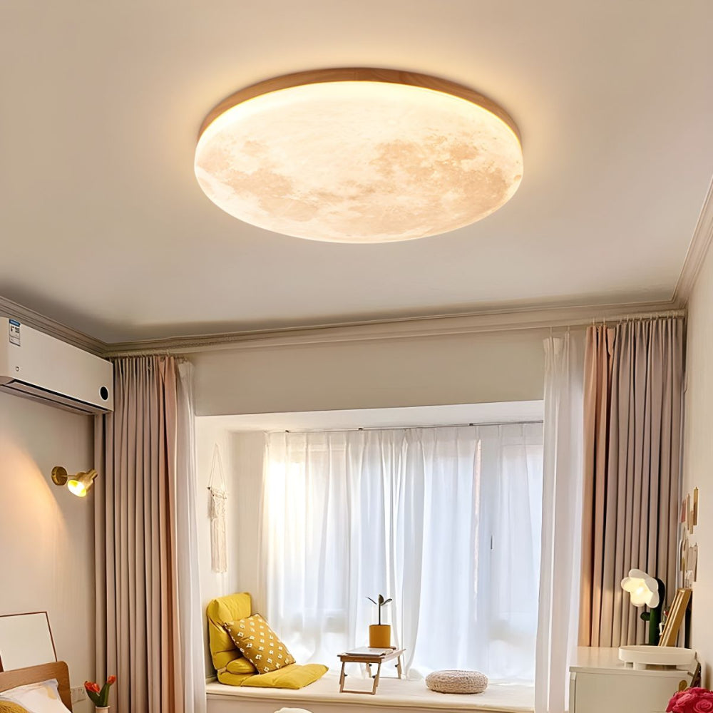 Round Soft Glow Ceiling Lamp Indoor Home Lighting