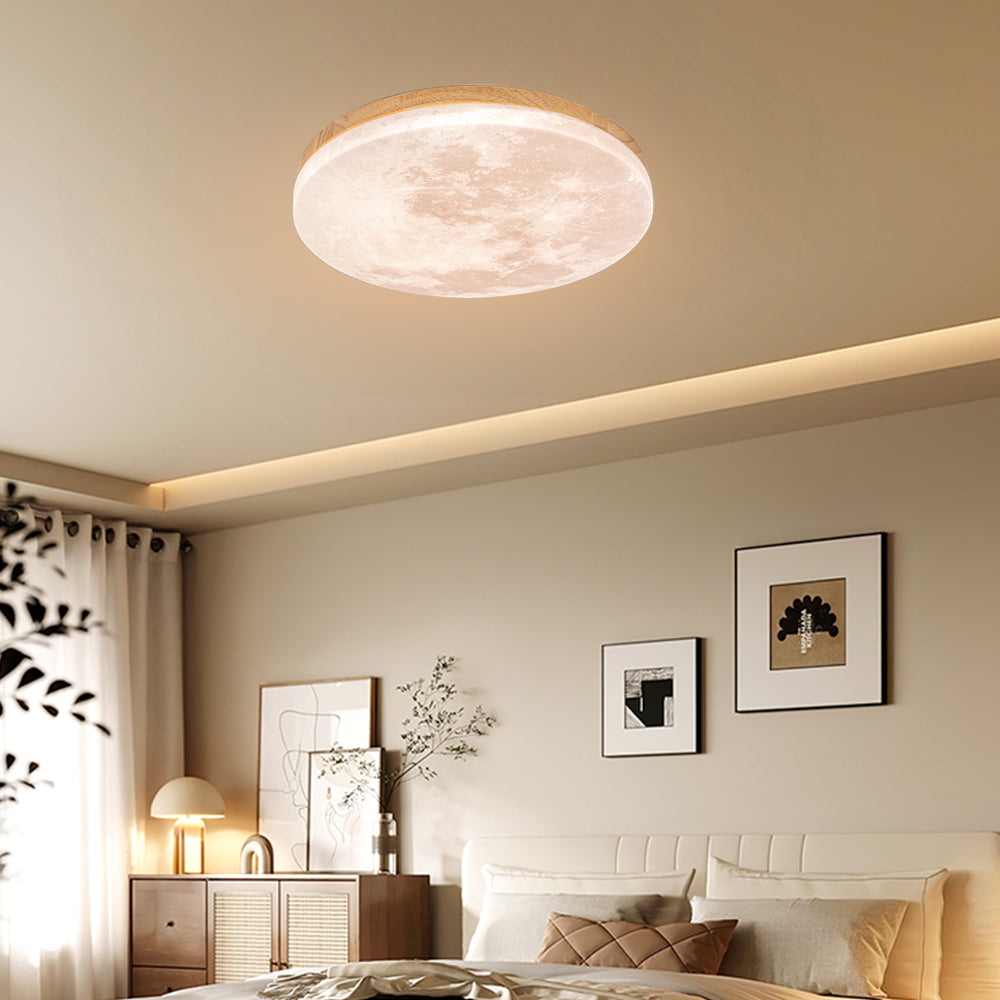 Round Soft Glow Ceiling Lamp Indoor Home Lighting
