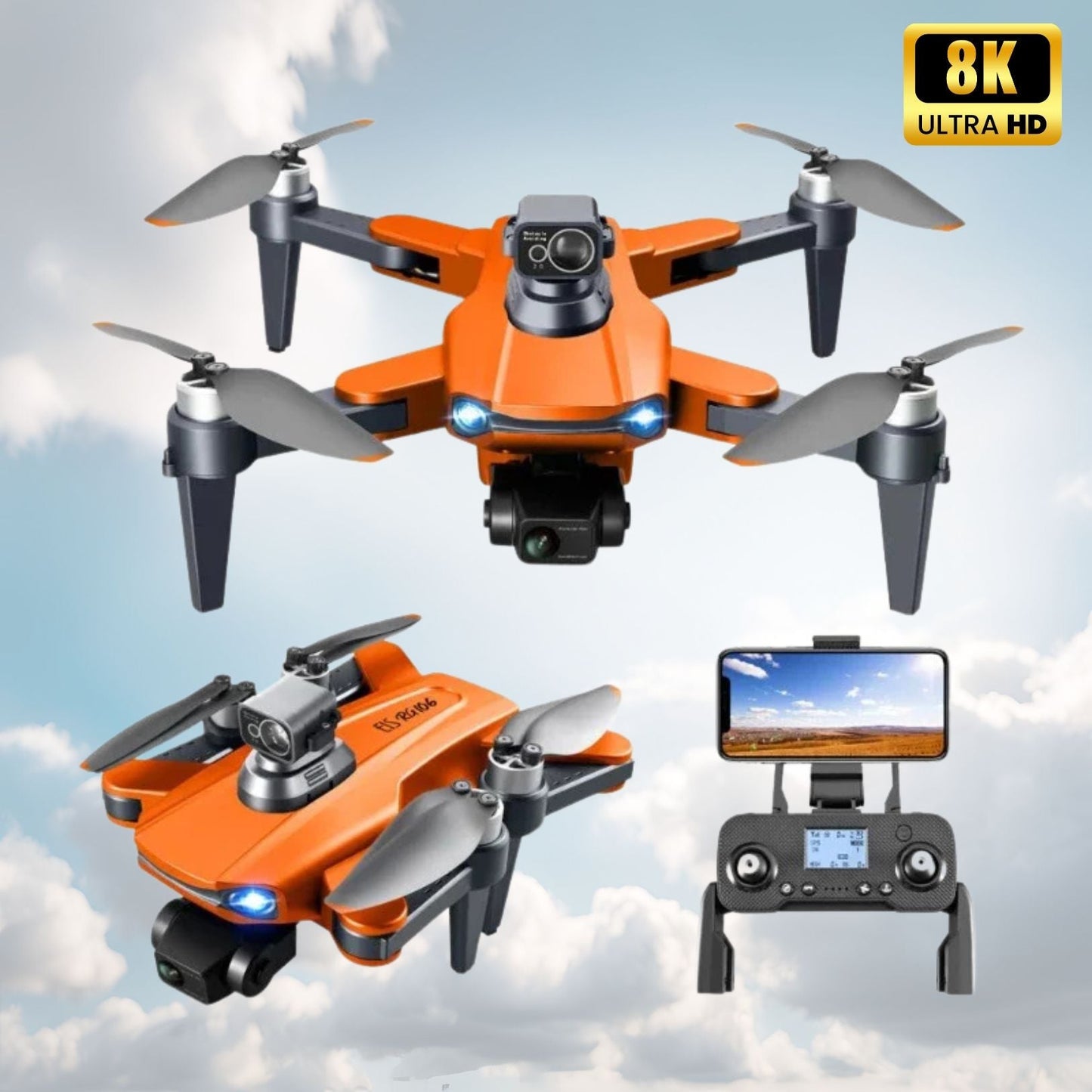 Advanced 8K GPS Drone with Dual HD Cameras