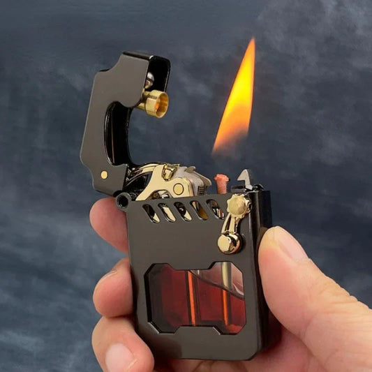 Vintage Style Metal Fire Lighter - Pexav