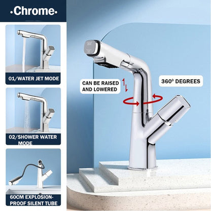 Contemporary 360 Degree Kitchen Sink Faucet