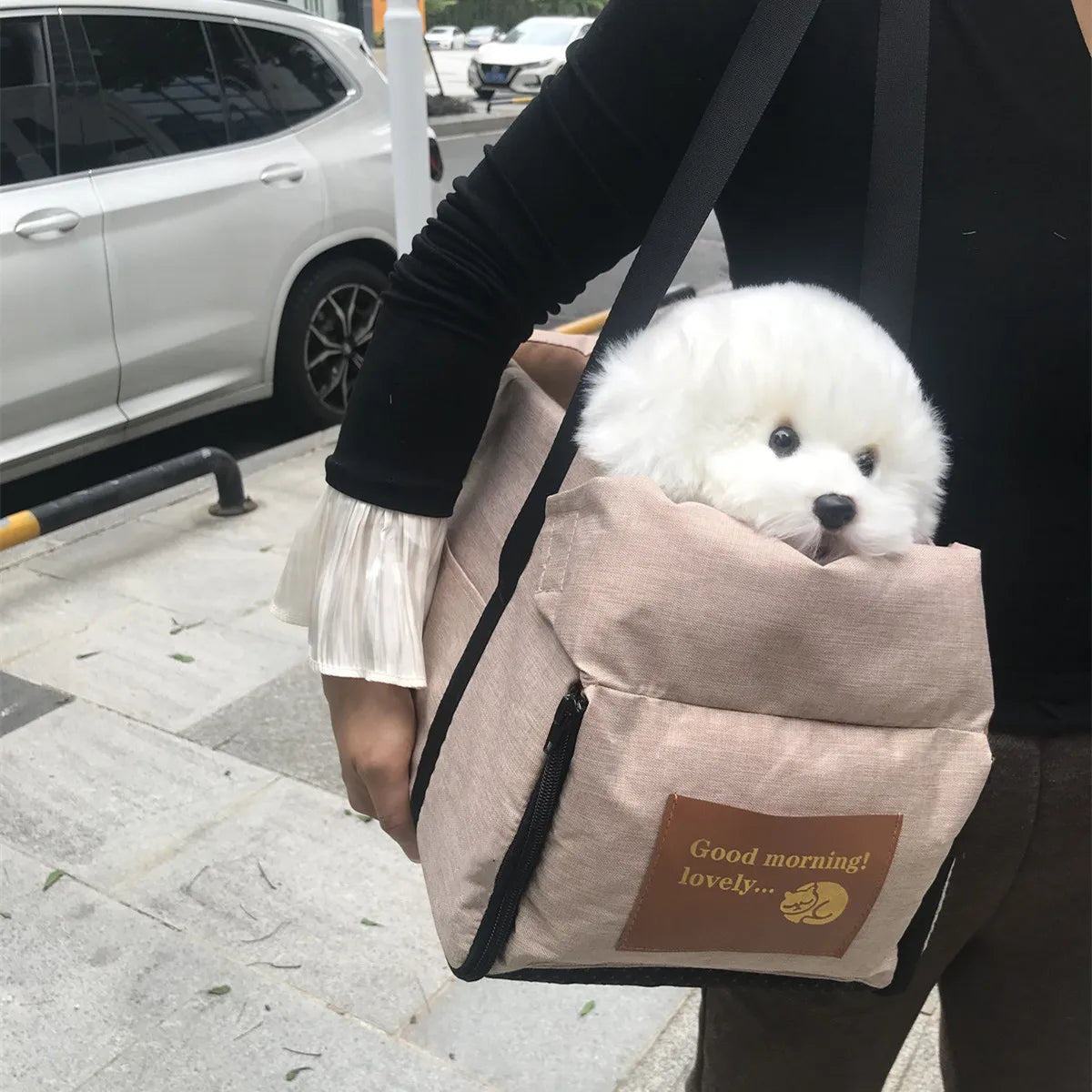 Pet Booster Car Seat – Compact Travel Dog Carrier