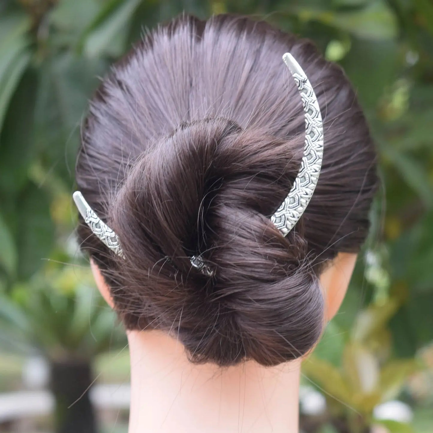 Vintage Lunar Hair Pin