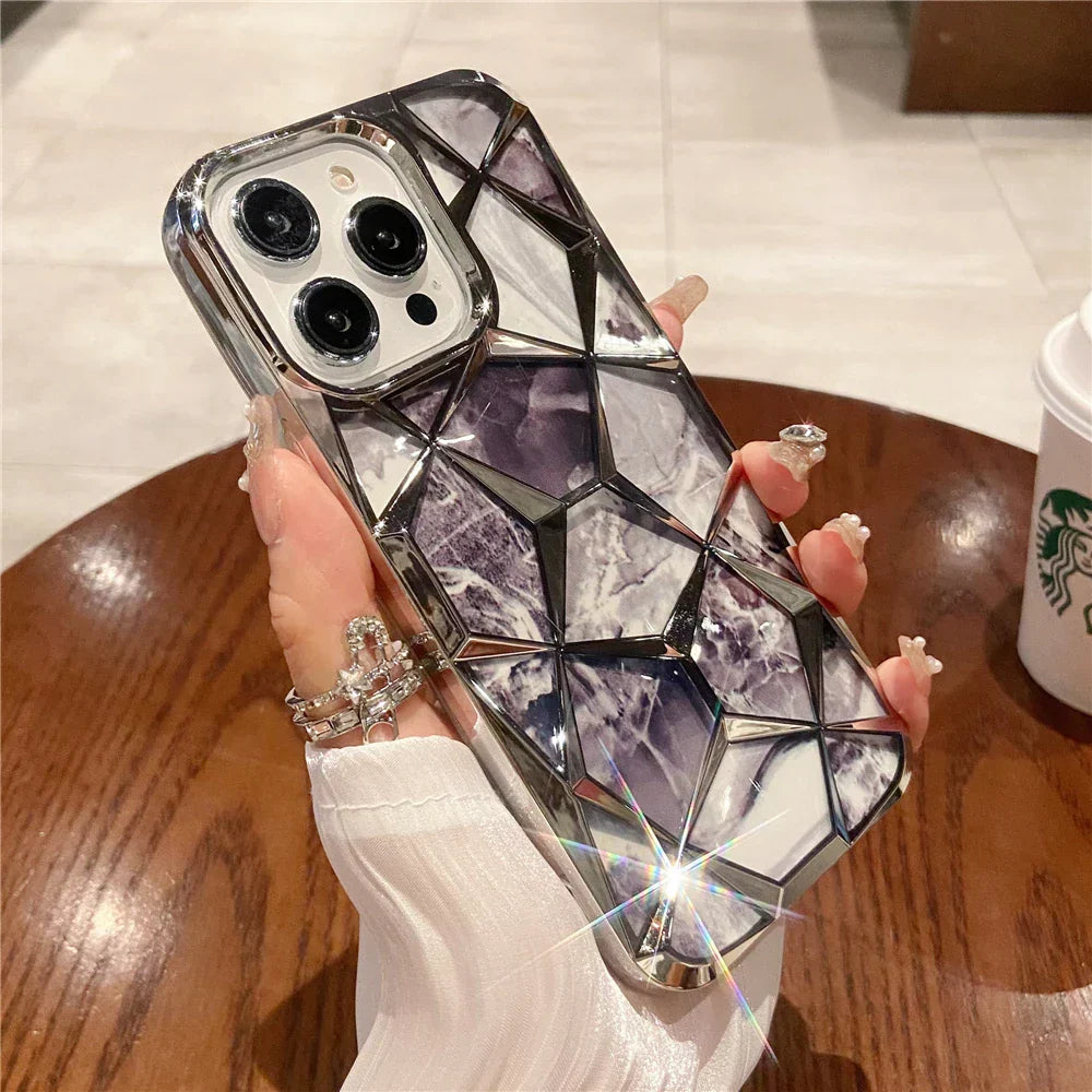 Vibrant Patterned Stone Phone Cover