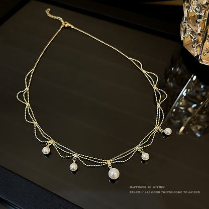 Trendy Long Freshwater Pearl Necklace