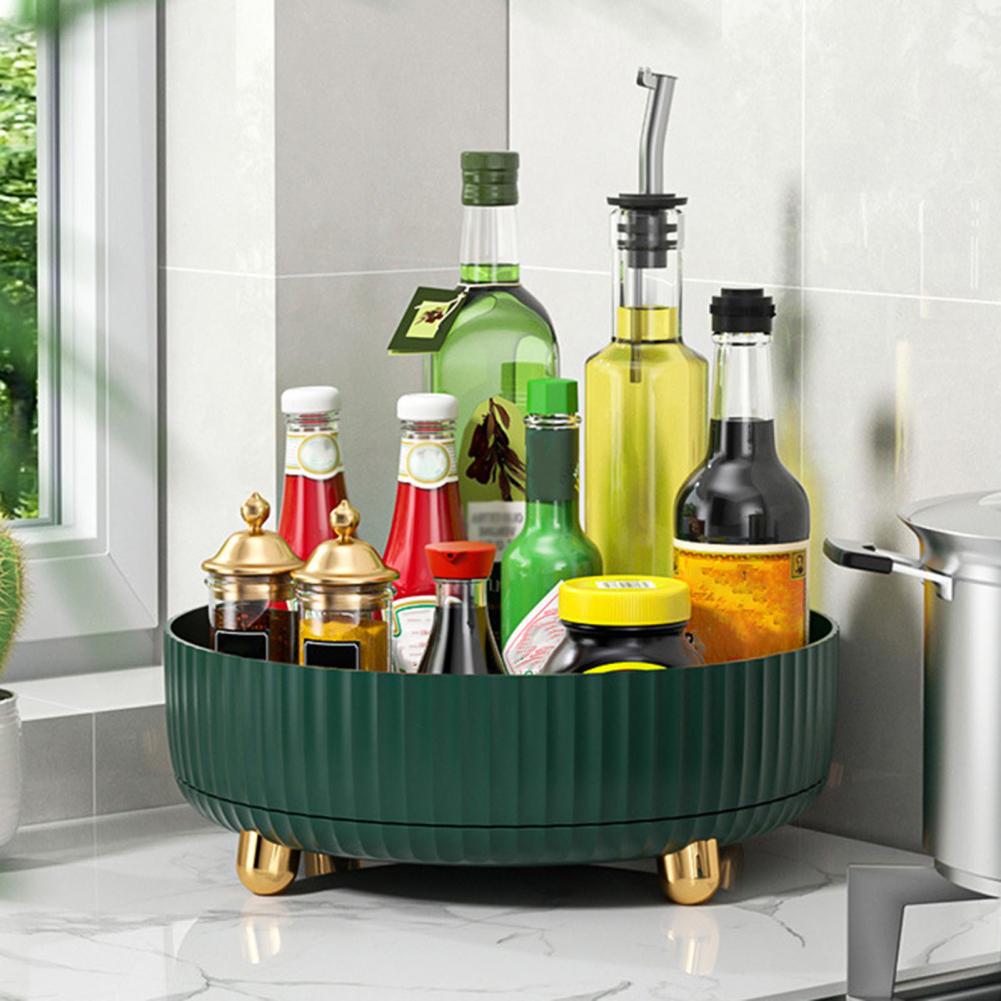 Spinning Kitchen Spice Storage Carousel Rack - Pexav